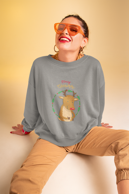 Women’s Reindeer Crewneck Sweatshirt