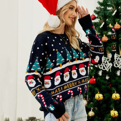 Women’s Christmas Tree Knit Pullover