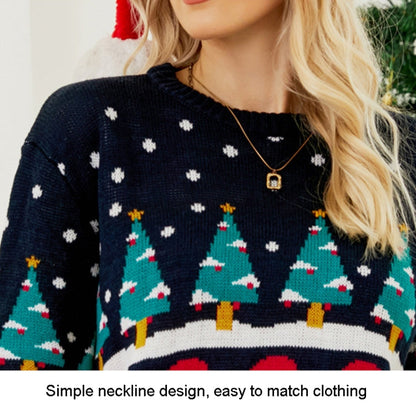 Women’s Christmas Tree Knit Pullover
