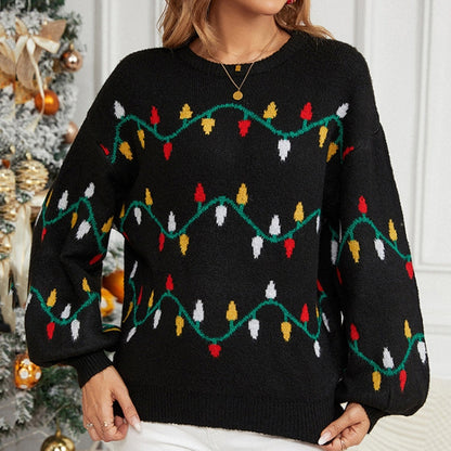 Women’s Christmas Jacquard Knit Pullover
