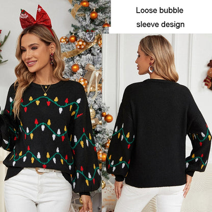 Women’s Christmas Jacquard Knit Pullover