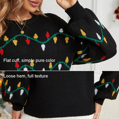 Women’s Christmas Jacquard Knit Pullover