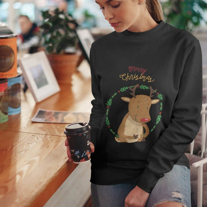 Women’s Reindeer Crewneck Sweatshirt