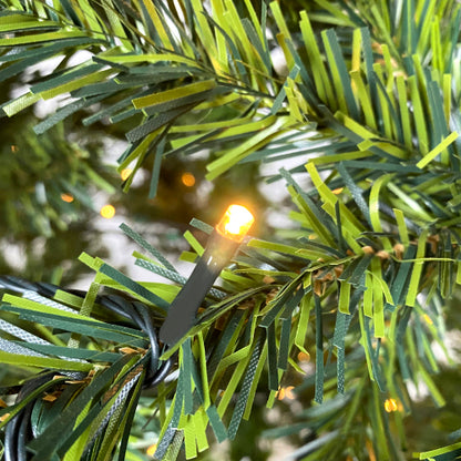 7.5 ft Pre-Lit Fir Christmas Tree — 350 LED Lights