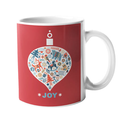 Joy, Love & Peace Christmas Mugs — Set of 3